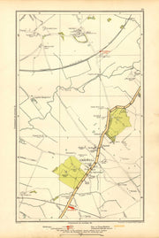 ESSEX. Chigwell, Loughton, Debden, Patch Park, River Roding 1928 old map