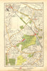 MUSWELL HILL. Alexandra Palace, Hornsey, Wood Green, New Southgate 1928 map