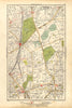 FINSBURY PARK. Barnsbury,Stoke Newington,Canonbury,Holloway,Highbury 1928 map