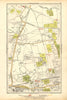 GREENFORD.Perivale,West Ealing,Hanwell,Elthorne Heights,Drayton Green 1928 map