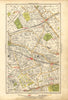 NOTTING HILL.Bayswater,Kilburn,Maida Vale,Westbourne Park,Queens Park 1928 map