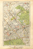 LONDON.Paddington,St John's Wood,Marylebone,Chalk Farm,Swiss Cottage 1928 map