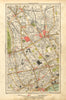 WEST END. Marylebone,Camden,Mayfair,Soho,Bloomsburym,Covent Garden 1928 map