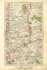 EAST END.Shoreditch,Bethnal Green,Stepney,Hackney,Mile End,Haggerston 1928 map