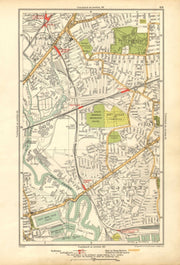 LONDON. Canning Town,Stratford,West Ham,Plaistow,Blackwall,Poplar 1928 old map