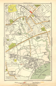 LONDON. Barking, Beckton, Cyprus, New Beckton, Wall End 1928 old vintage map