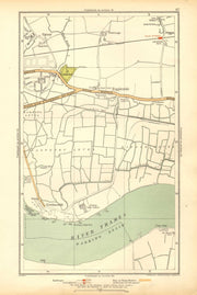 LONDON. Creekmouth, Rippleside, Upney, Becontree, Thamesmead 1928 old map