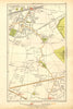 HESTON. Hounslow,Lampton,Norwood Green,Southall,North Hyde,Sutton 1928 old map