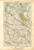 LONDON. Bermondsey, Peckham, Rotherhithe, Wapping, Surrey Docks 1928 old map