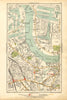 DEPTFORD.Greenwich,Millwall,New Cross,Surrey Docks,West India Docks 1928 map