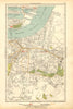 LONDON. North Woolwich,Plumstead,Gallions,Manor Way,Woolwich Arsenal 1928 map