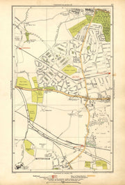 ELTHAM. Mottingham, Kidbrooke, Shooter's Hill, Eltham Park, Horn Park 1928 map