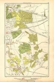 LONDON. New Eltham,Shooter's Hill,South End,Eltham Park,Pope Street 1928 map