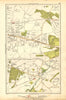 LONDON. Bexley, Bexleyheath, Bridgen, Coldblow, Upton, Barnehurst 1928 map