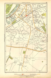 SURBITON. Hook, Long Ditton, Tolworth, Southborough, Surbiton 1928 old map