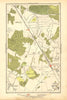 PETT'S WOOD. Orpington, Locksbottom, Crofton, Southborough 1928 old map