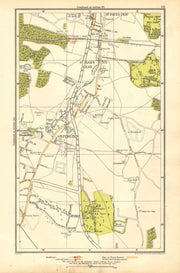 ORPINGTON. St Mary Cray, St Paul's Cray, Broom Hill, Goddington 1928 old map