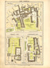 LEGAL LONDON. The Temple; Gray's Inn; Lincoln's Inn 1928 old vintage map chart