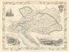 AUSTRIAN EMPIRE. 'Austria'.Vienna views.Hungary Lombardy TALLIS/RAPKIN 1851 map