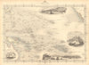 POLYNESIA/PACIFIC ISLANDS. inc Sandwich/Hawaiian islands.TALLIS/RAPKIN 1851 map