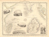 INDIAN OCEAN ISLANDS. Mauritius Seychelles Madagascar MV.TALLIS/RAPKIN 1851 map