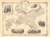 PRUSSIA. Views of Berlin, Brandenburg gate &c.TALLIS/RAPKIN 1851 old map
