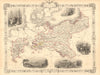 PRUSSIA. Views of Berlin, Brandenburg gate &c.TALLIS/RAPKIN 1851 old map