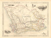 CAPE COLONY. Cape Town & Grahamstown views. South Africa.TALLIS/RAPKIN 1851 map