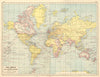 BRITISH EMPIRE. Coaling & wireless stations.Oilfields.Steamship routes 1920 map