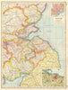SCOTLAND SOUTH EAST.Borders Lothian Fife Tayside.Dundee Edinburgh plan 1920 map