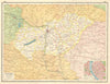 HUNGARY. Danube. Budapest plan. Railways Sarvis Sio Malom canals 1920 old map