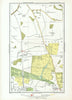 ENFIELD CHASE. Cockfosters Hadley Wood New Barnet Beech Hill Park 1933 old map