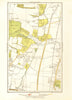 ENFIELD. Bull's Cross Enfield Wash Forty Hill White Webbs Freezy Water 1933 map