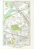 WILLESDEN GREEN. Cricklewood Dollis Hill Neasden Cricklewood Hendon 1933 map