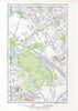 LEYTON. Hackney Marsh/Wick Homerton Walthamstow Clapton Park 1933 old map