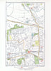 LONDON. Alperton Brentham North West Ealing Common Broadway Park Royal 1933 map