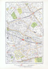 NOTTING HILL. Bayswater Kilburn Maida Vale Westbourne Park Queens Park 1933 map