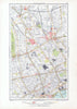 WEST END. Marylebone Camden Mayfair Soho Bloomsbury Covent Garden 1933 old map