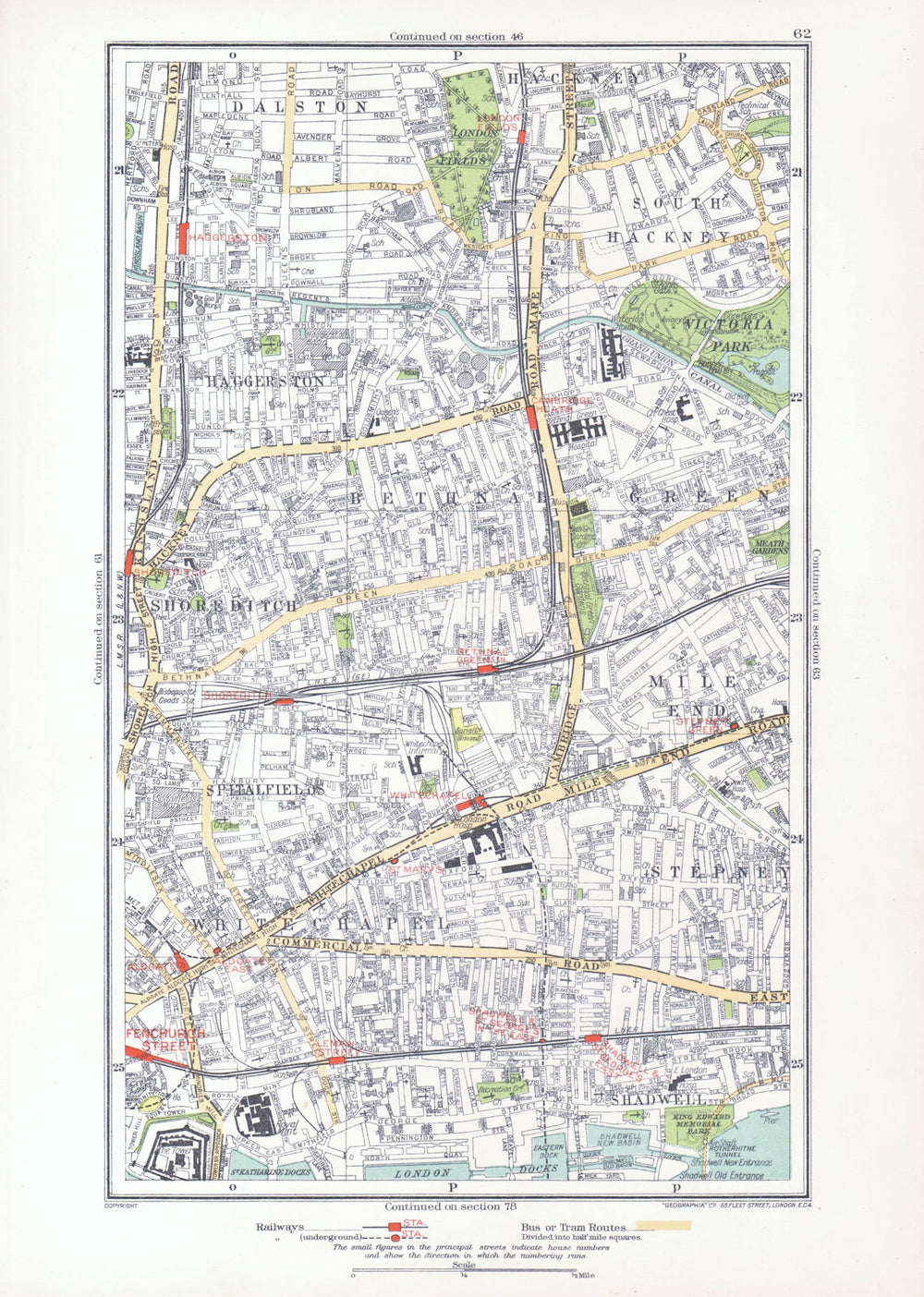 EAST END. Shoreditch Bethnal Green Stepney Hackney Mile End Haggerston 1933 map