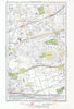 LONDON. East Ham Plaistow Upton Park West Ham Custom House 1933 old map