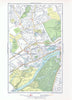 LONDON. Brentford Little Ealing Northfields Kew Bridge South Ealing 1933 map