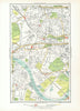 CHISWICK. Acton Green Grove Park Bedford Park Kew Gunnersbury 1933 old map