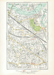 LONDON. Bermondsey Peckham Rotherhithe Wapping Surrey Docks 1933 old map