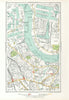 DEPTFORD. Greenwich Millwall New Cross Surrey Docks West India Docks 1933 map