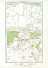 LONDON. Belvedere Erith Lessness Heath Northumberland Heath 1933 old map