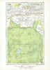 LONDON. Richmond Park East Sheen Mortlake North Sheen Roehampton 1933 old map