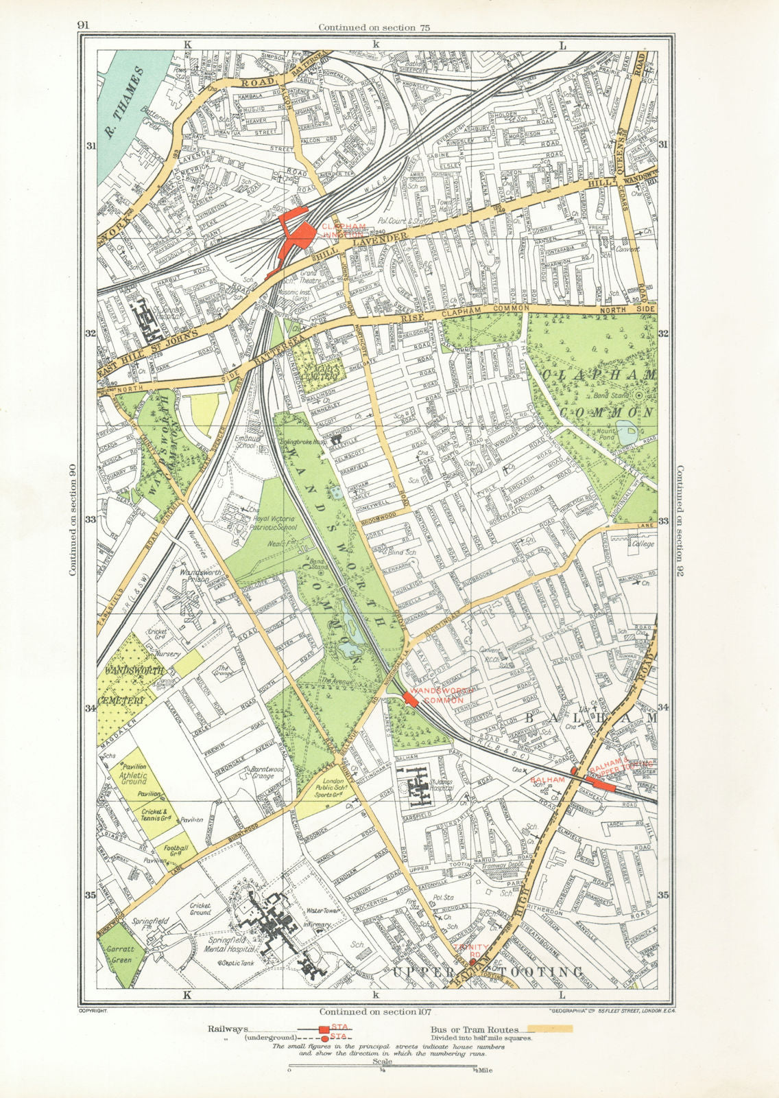 CLAPHAM. Wandsworth Balham Upper Tooting Battersea Clapham Junction ...