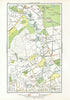 CARSHALTON. Wallington Mitcham Junction The Wrythe Sutton Hackbridge 1933 map