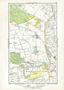 SURREY. Beddington Lane Coldharbour Sandhills Waddon Ampere Way 1933 map