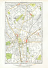 CROYDON. Selhurst Thornton Heath Addiscombe Road Wandle Park Duppas 1933 map
